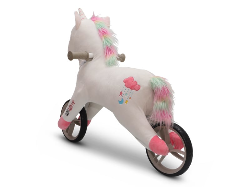 Unicorn Balance Bike with Plush Cover
