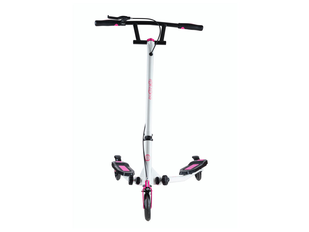 Wiggler 3-Wheel Stunt Scooter - Foldable Wiggle Scooter (Pink)