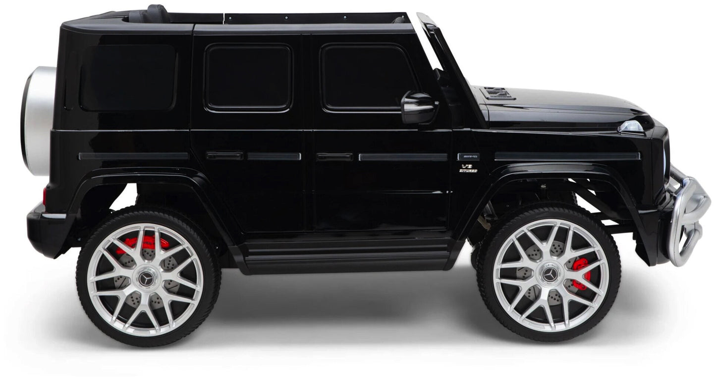 Licensed Mercedes G63 AMG 2-Seater 24V Kids Electric Car - 4x4 All-Wheel Drive SUV