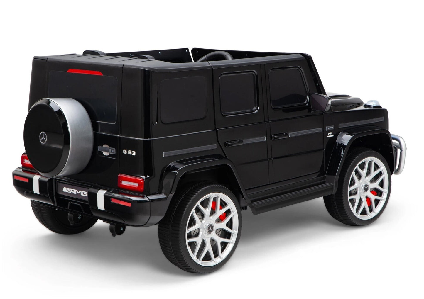 Licensed Mercedes G63 AMG 2-Seater 24V Kids Electric Car - 4x4 All-Wheel Drive SUV