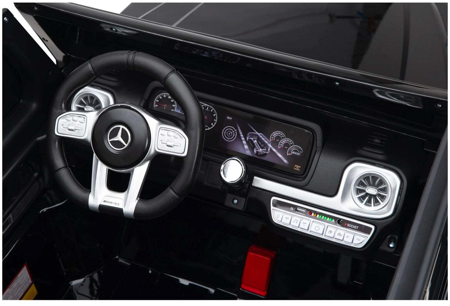 Licensed Mercedes G63 AMG 2-Seater 24V Kids Electric Car - 4x4 All-Wheel Drive SUV