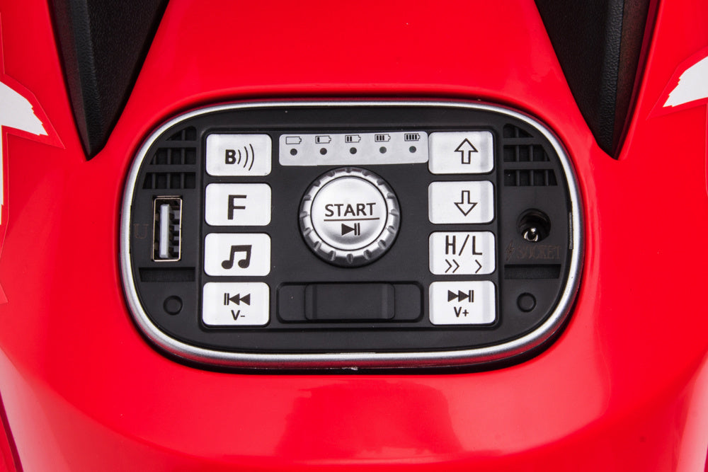 24V Electric Kids Quad - 4-Wheel Drive with Bluetooth & USB Music