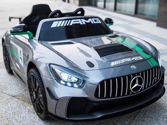 Licensed Mercedes-Benz GT4 AMG 12V Kids Electric Car - Sports Car with MP4 Screen