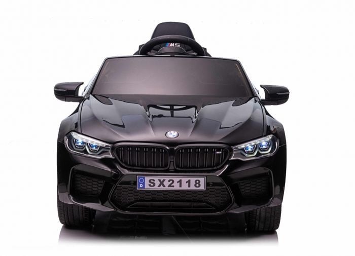 Licensed BMW M5 12V Kids Electric Car - Premium Sedan with 5-Point Harness & Pull Handle