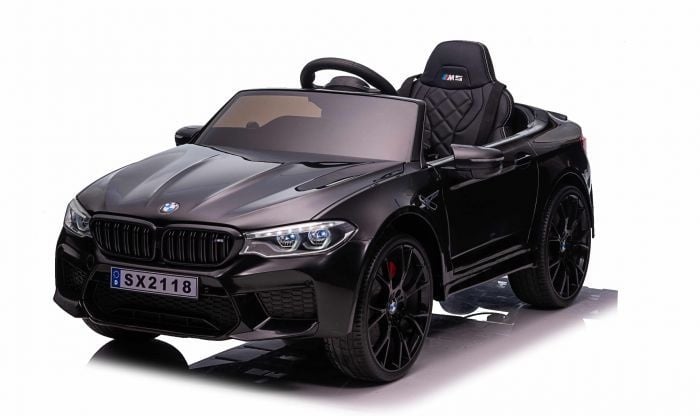 Licensed BMW M5 12V Kids Electric Car - Premium Sedan with 5-Point Harness & Pull Handle