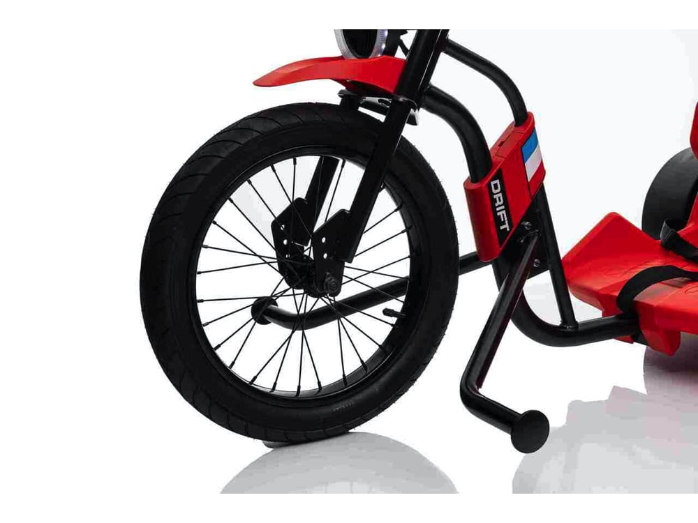 24V Electric Drift Trike with Dual 775W Motors (Red)