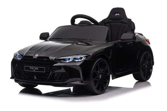 Licensed BMW M4 12V Kids Electric Car - Compact Sports Coupe with 5-Point Harness