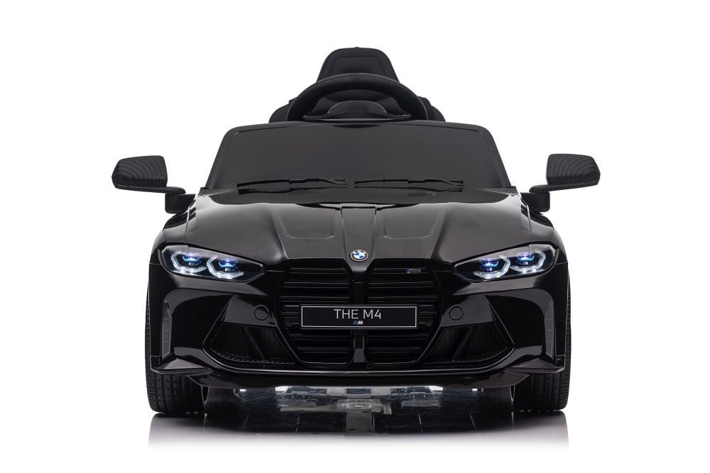 Licensed BMW M4 12V Kids Electric Car - Compact Sports Coupe with 5-Point Harness
