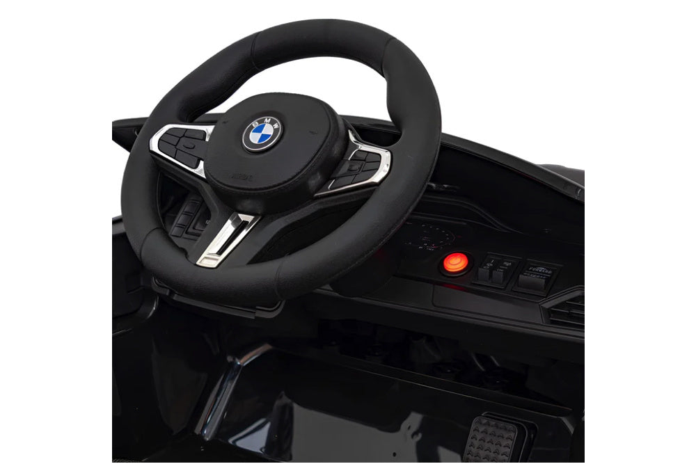 Licensed BMW M4 12V Kids Electric Car - Compact Sports Coupe with 5-Point Harness