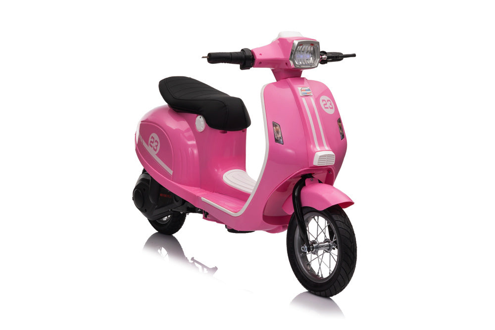24V Electric Kids Scooter - 350W Motor with 12" Air Tires (Pink)