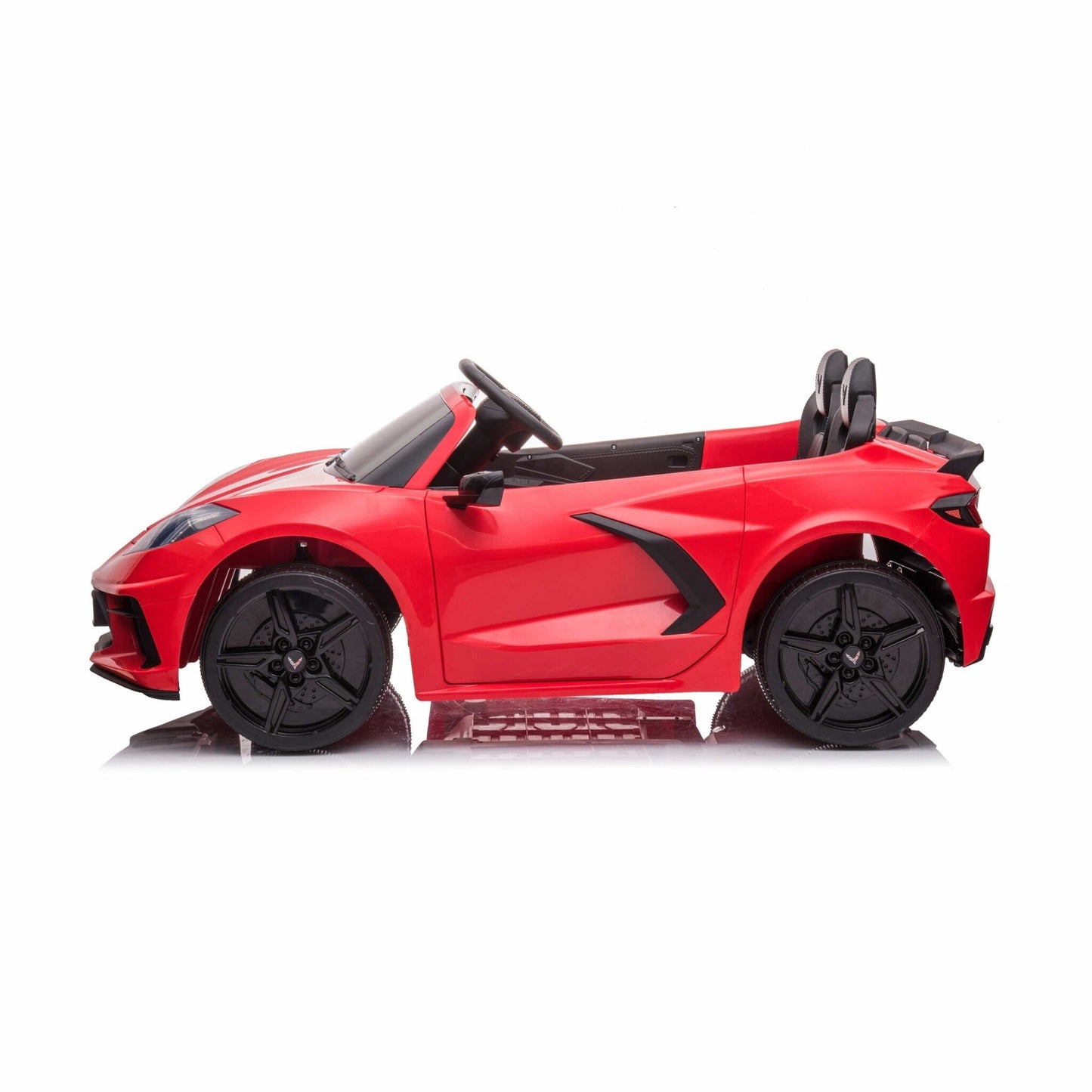 Licensed Corvette Stingray 12V Kids Electric Car - 2-Seater Sports Car