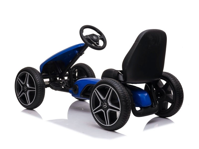 Licensed Mercedes-Benz Pedal Go-Kart for Kids - Chain Drive with Hand Brake