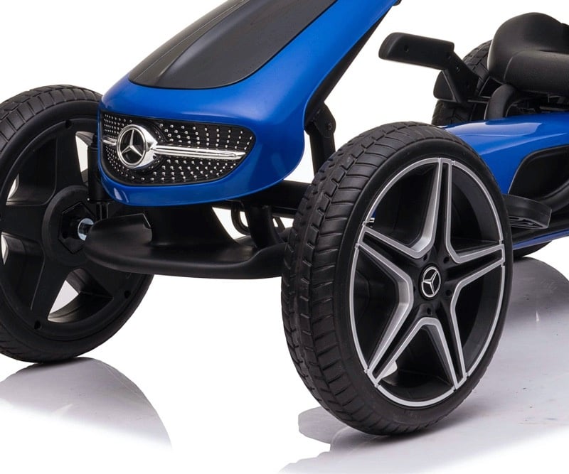Licensed Mercedes-Benz Pedal Go-Kart for Kids - Chain Drive with Hand Brake