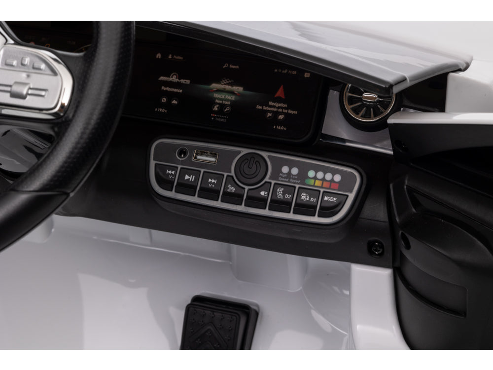 Licensed Mercedes-Benz CLA 45 S AMG 12V Kids Electric Car - 4WD Sport Sedan (Black)